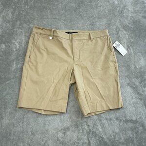 Lauren Ralph Lauren Womens 12P Beige Shorts Viscose/Elastane Blend NWT 6141